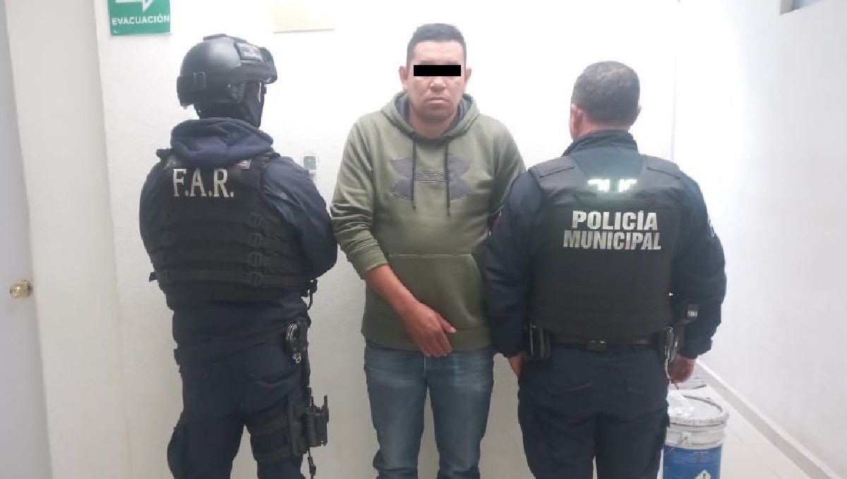 Ramón 'N' fue detenido con cartuchos útiles calibre 9 milímetros. Foto: (Especial)