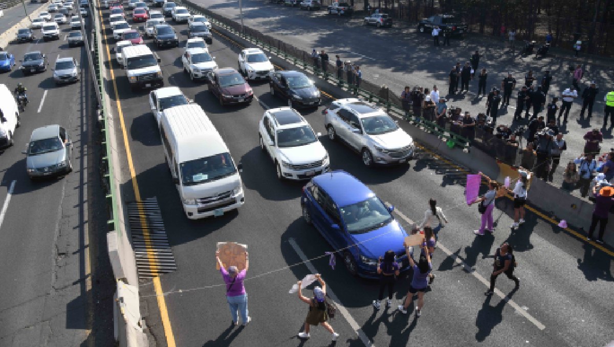 Entre las vialidades que cerrarán estará el Periférico Norte, donde protestarán por la seguridad. Foto: (Cuartoscuro)