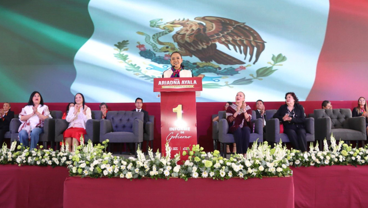 Ariadna Ayala rinde primer informe de labores en Atlixco | Especial