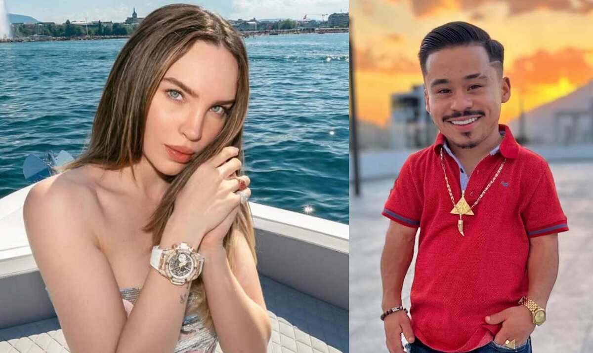 Belinda y el creador de contenido Abelito. | ESPECIAL