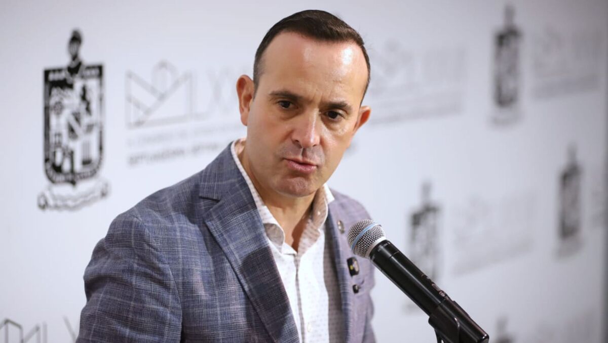 Carlos de la Fuente, coordinador de la Bancada del PAN. | Luis Guerra.