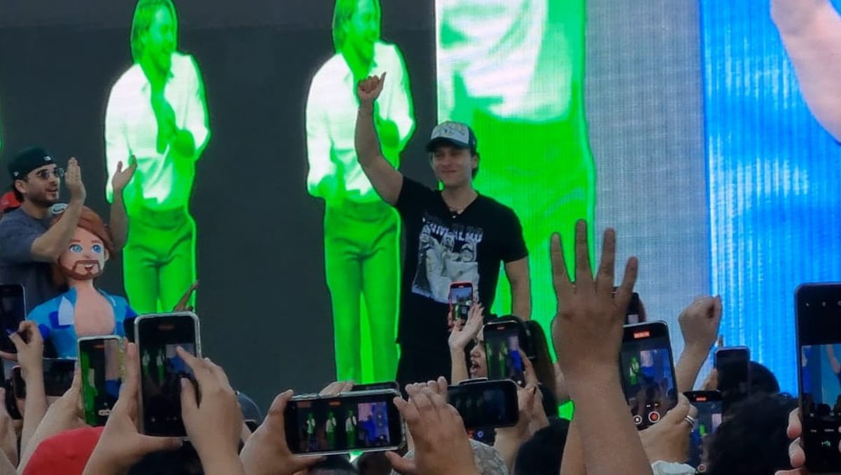 El ganador de La Casa de los Famosos México llegó este domingo a Monterrey. Foto: Ángel Martínez