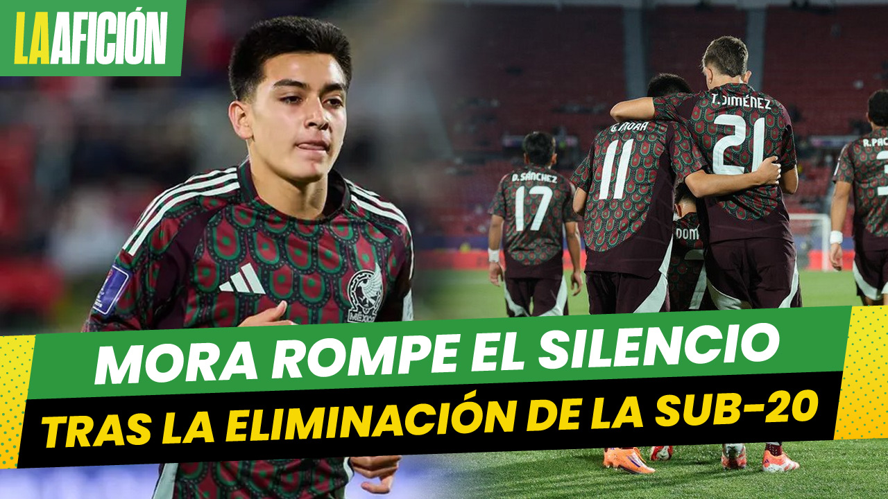 Gilberto Mora rompe el silencio tras la eliminación de México del Mundial Sub-20