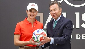 En un evento realizado en Casa Jalisco, la ex golfista tapatía y que alcanzó el número uno del mundo, fue nombrada embajadora de la justa
