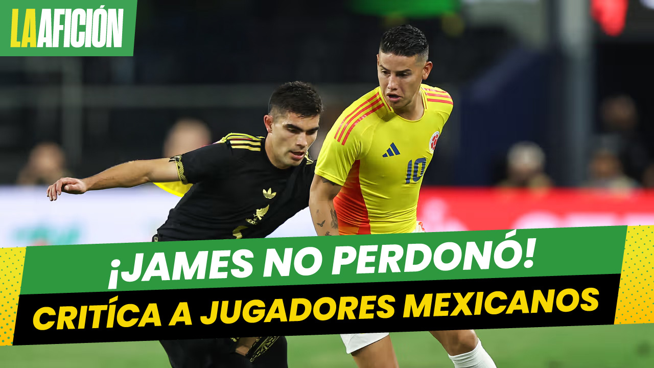 James Rodríguez y su dura crítica a jugadores del Tri en pleno México vs. Colombia