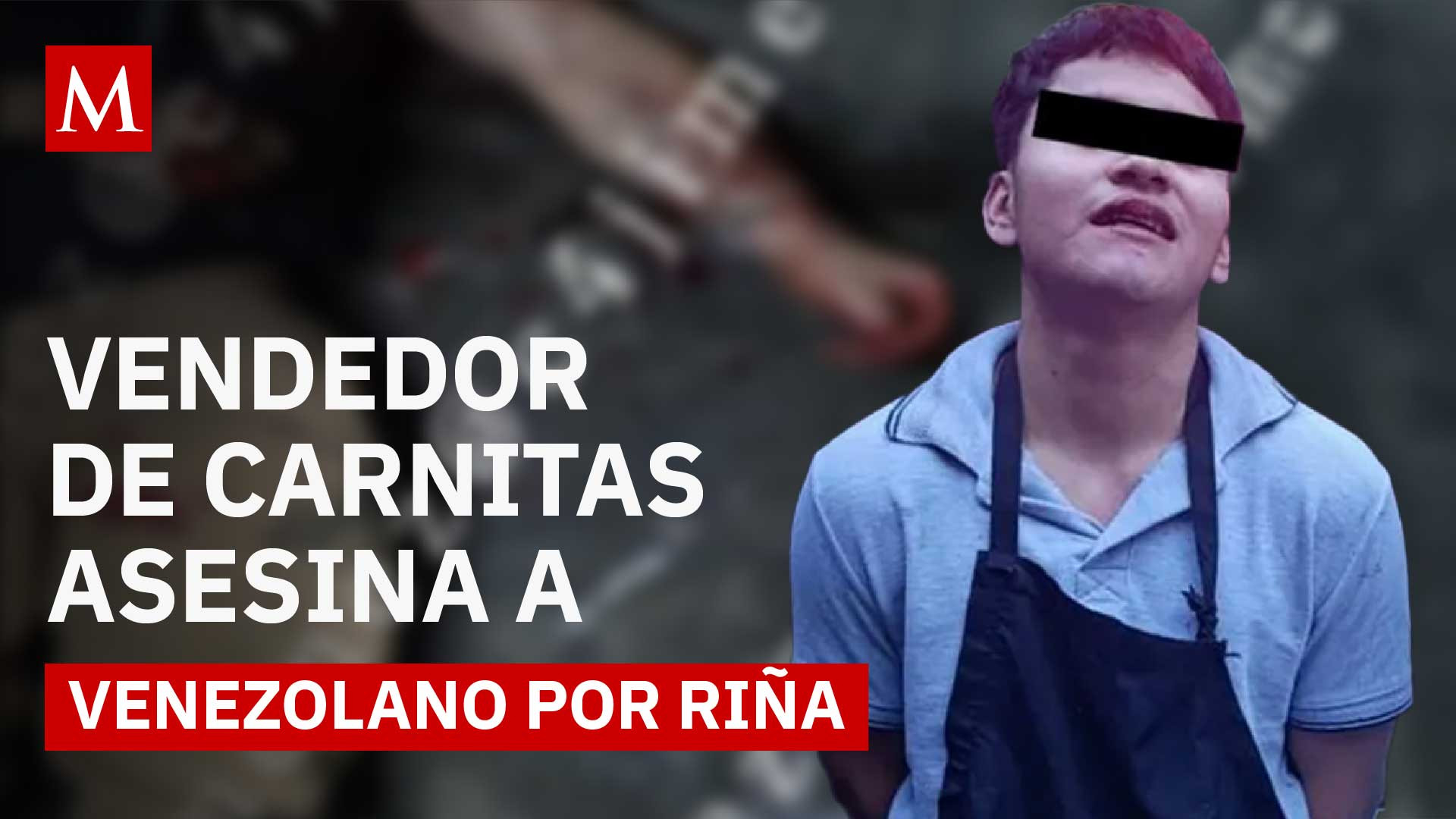 Joven agrede mortalmente con un tubo a un hombre venezolano en la Cuauhtémoc