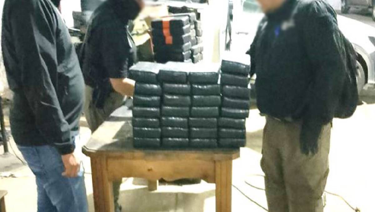 Un total de 64 kilos de cocaína fueron asegurados en Chiapas (Gabinete de Seguridad)