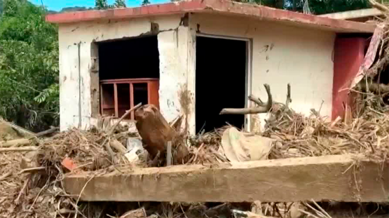 Lluvias provocan fuertes afectaciones en Huautla, Hidalgo