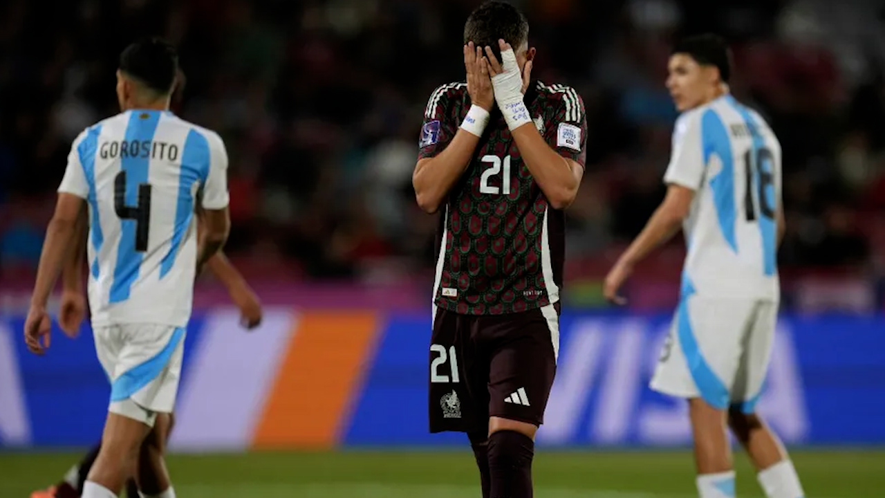 México se despide del Mundial Sub-20 tras caer ante Argentina