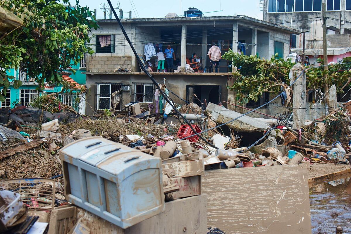 Más de 100 mil personas han sido afectadas por lluvias en Veracruz. | Cuartoscuro