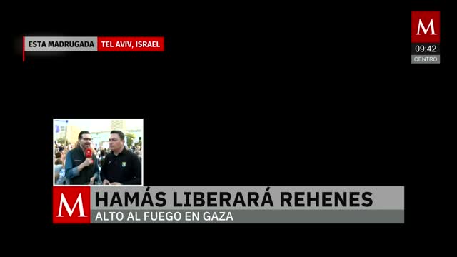 Primeras imágenes de la liberación de rehenes por Hamás