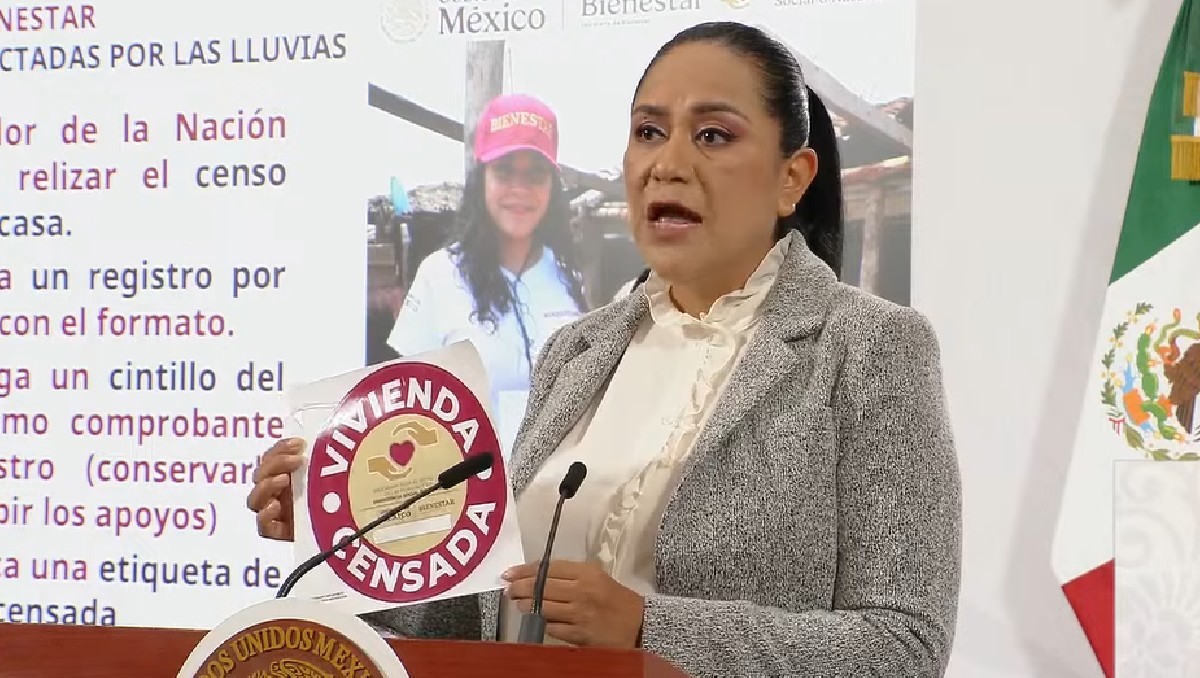 Secretaría de Bienestar realizará censos a los afectados por las lluvias | Captura de pantalla