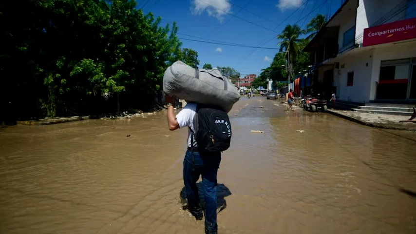 Temporal de lluvias causa 64 muertes y severas afectaciones en varios estados de México