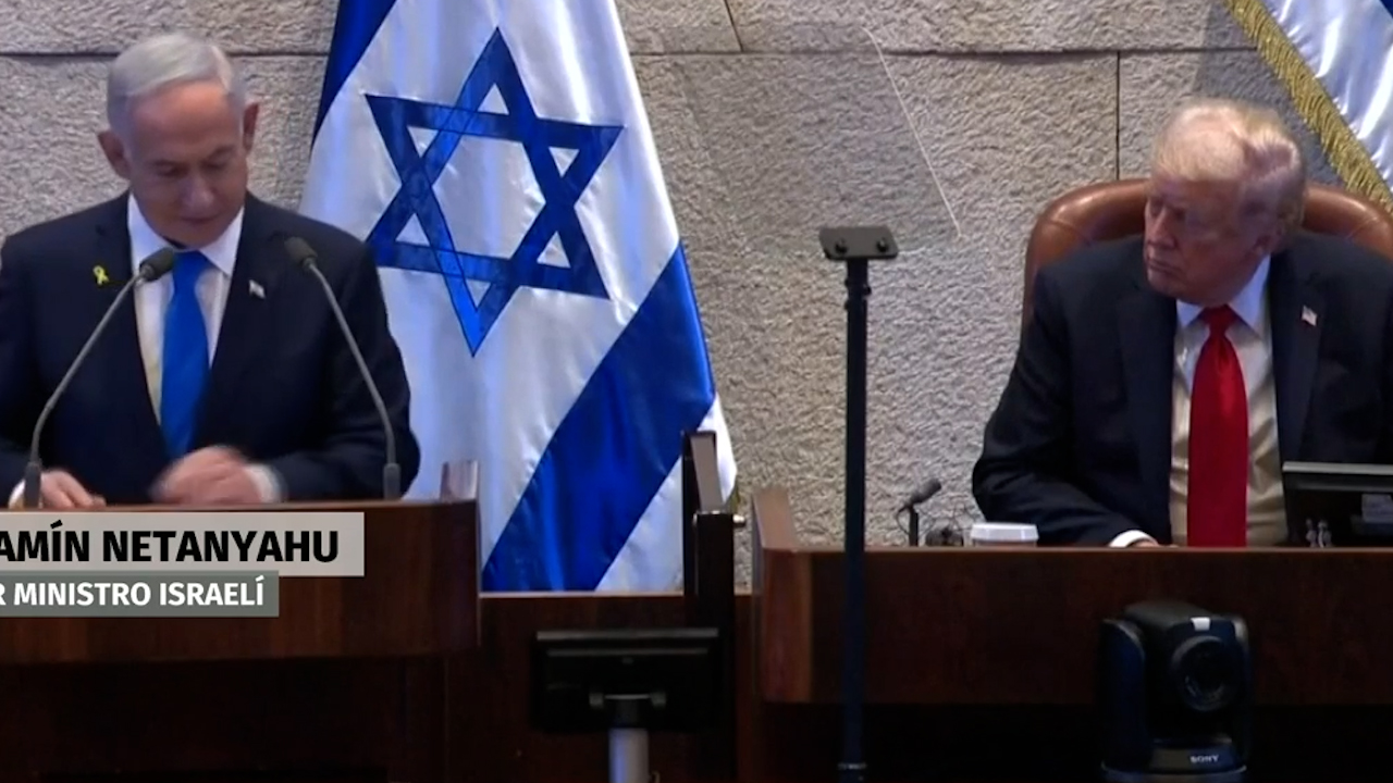 Trump en la Knéset: Netanyahu agradece el apoyo a Israel