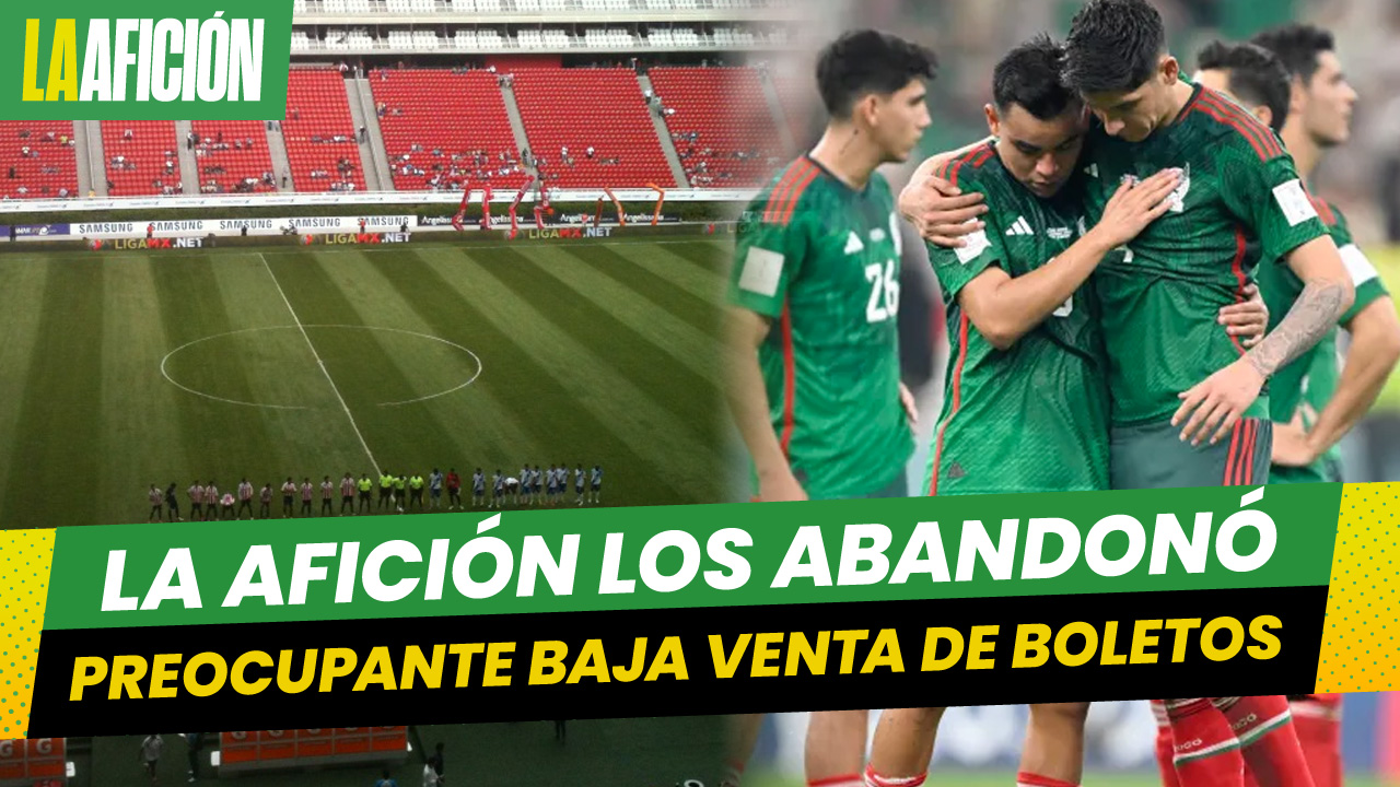 Abandono en el Akron: reportan pocos boletos vendidos para el amistoso México vs Ecuador