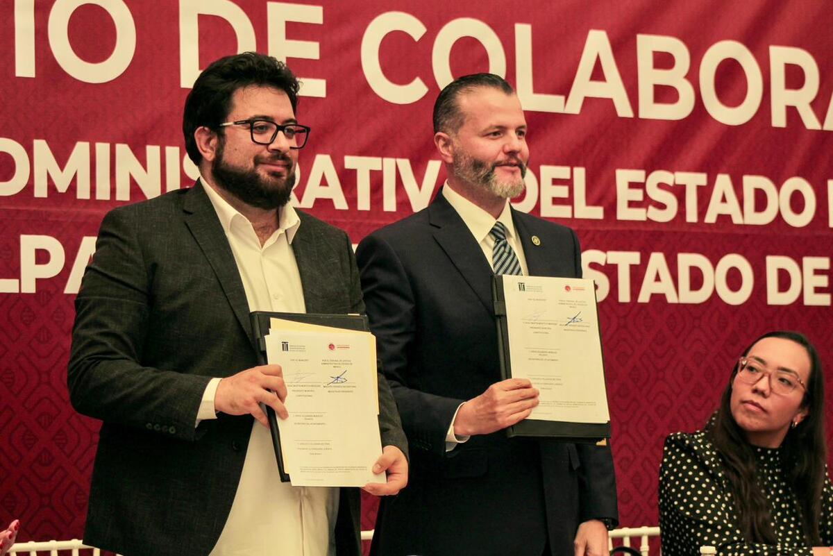 "A través de las acciones que derivan de este convenio, se fomenta una administración más más transparente", afirmó Montoya.  | Especial