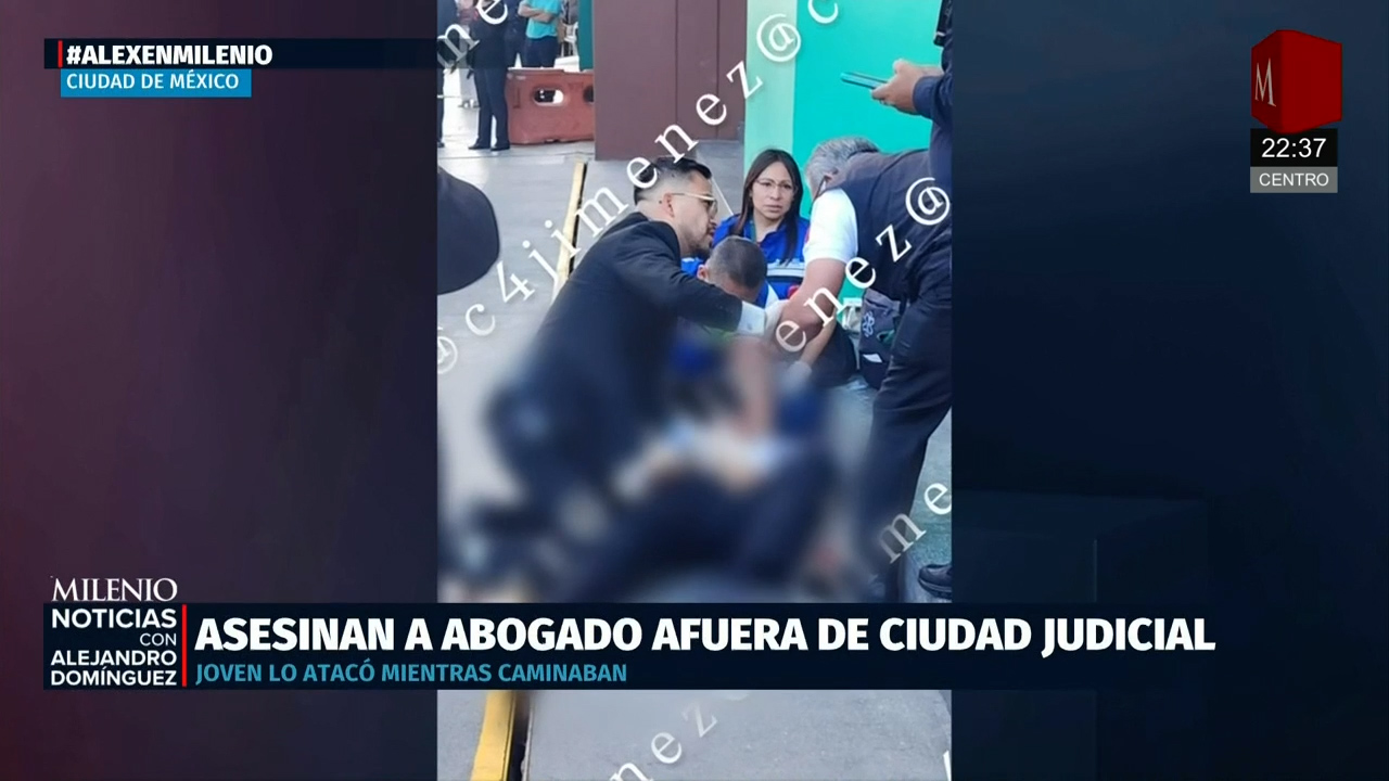 Atentado contra abogado David Cohen en Ciudad Judicial de Cuauhtémoc, CdMx