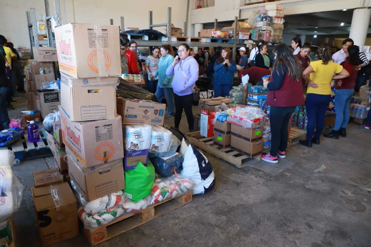 Centros de acopio para apoyo a damnificados en Hidalgo. (Jorge Sánchez)