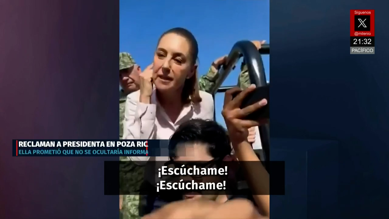 Claudia Sheinbaum recorre zonas afectadas por inundaciones y recibe ovaciones y reclamos