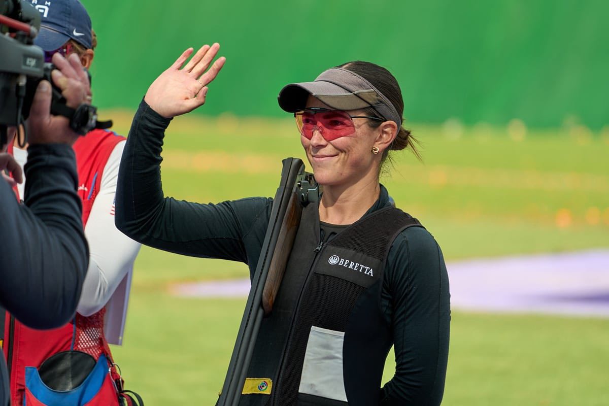 Coahuilense hace historia en tiro deportivo en Grecia. (Especial)