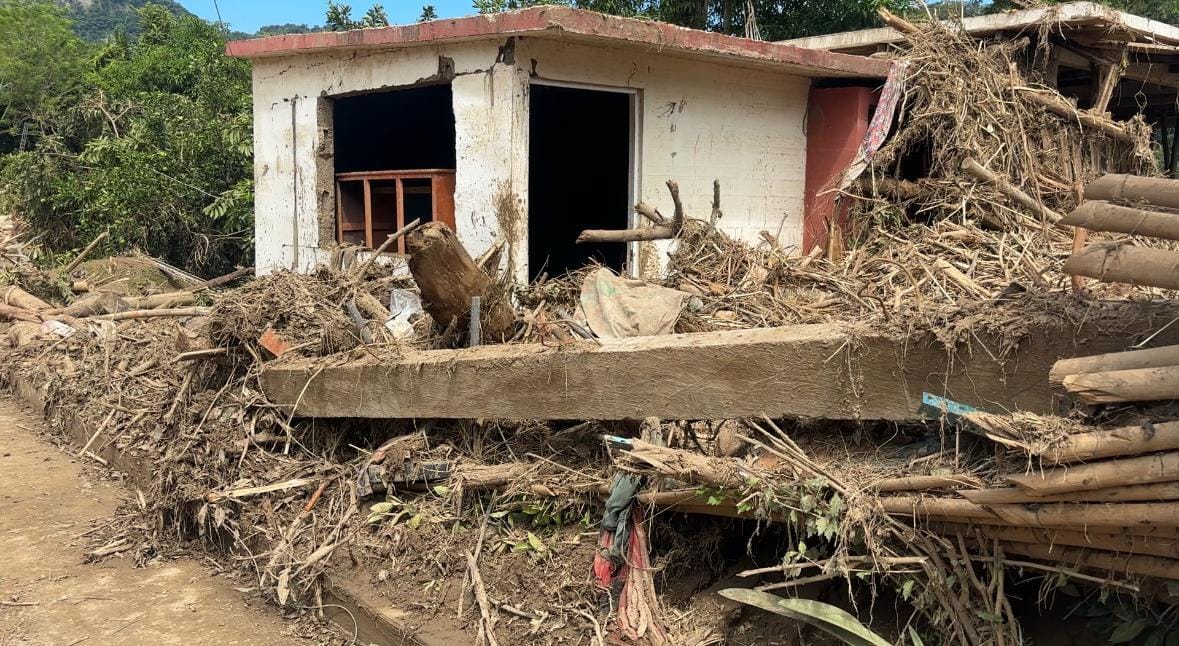 Coatzonco es una de las más afectadas en la Huasteca tras las lluvias. (Wendy Salazar)