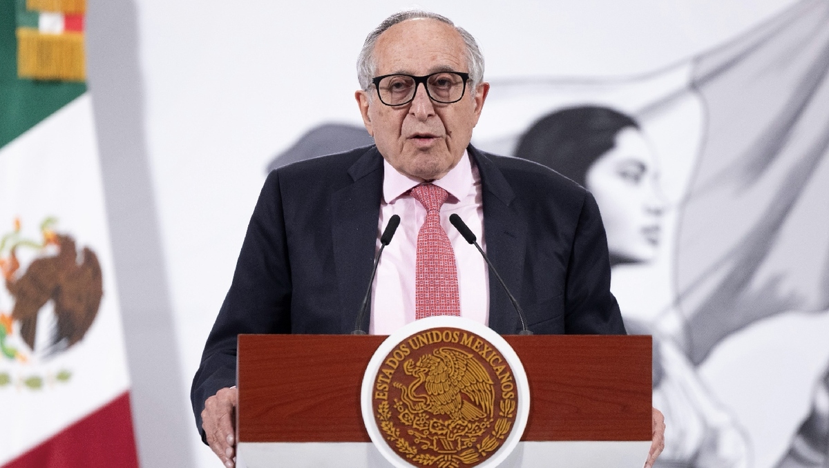 David Kershenobich Stalnikowitz, titular de la Secretaría de Salud de México, en la conferencia de hoy. | Cortesía