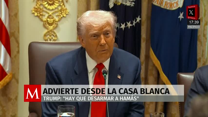Hay que desarmar a Hamás para una paz total: Donald Trump | Rodrigo Rico, 14 de octubre de 2025