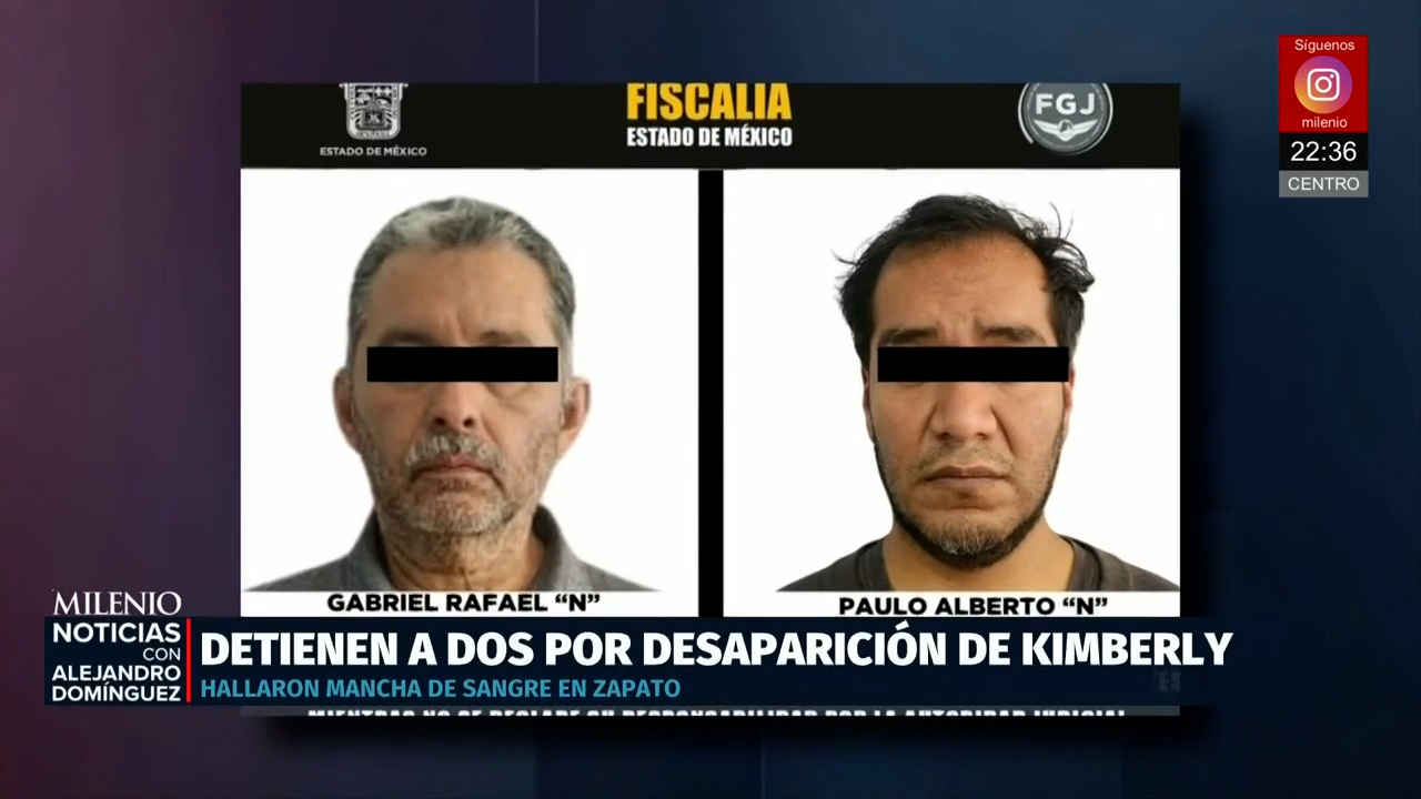 Detienen a dos presuntos implicados en desaparición de estudiante en Naucalpan