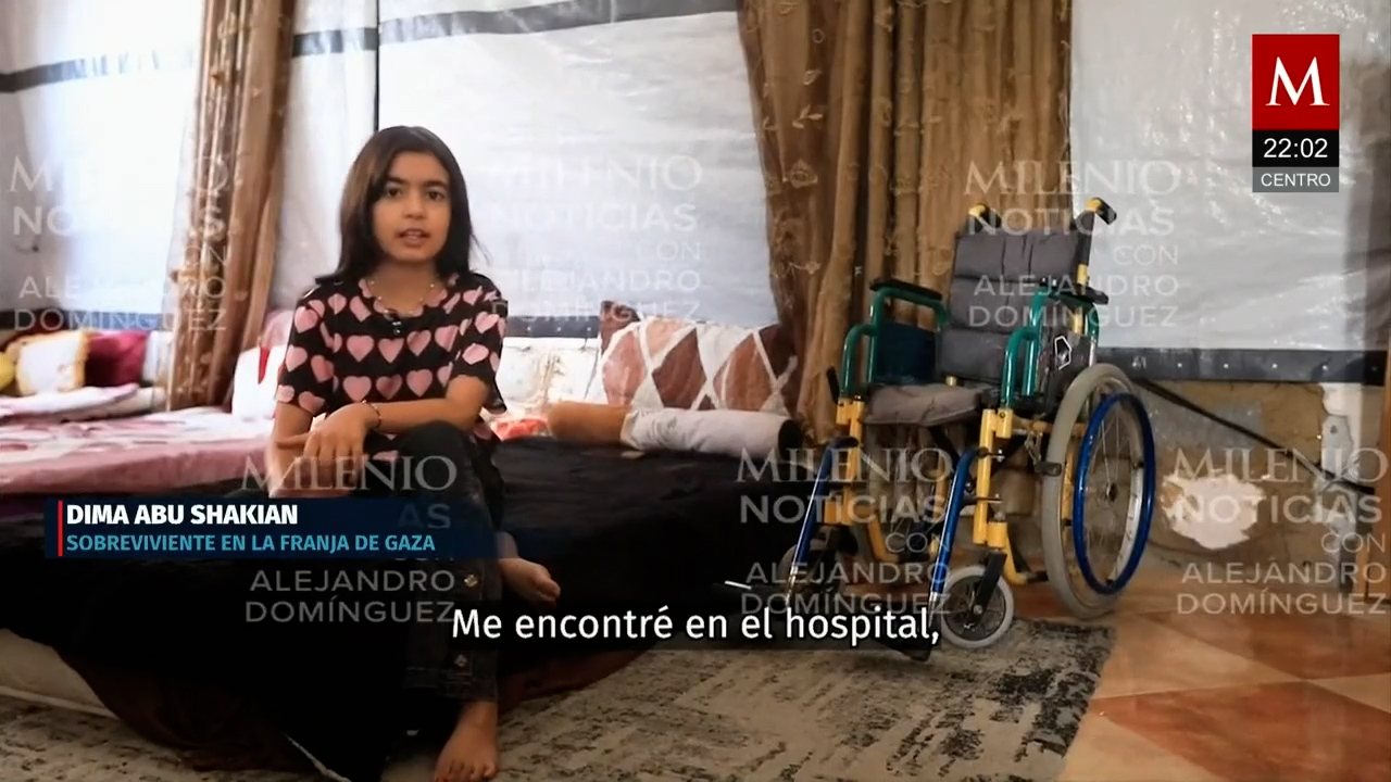 Dima Abu Shakian la sobreviviente de un bombardeo en Gaza que inspira las historias de la paz