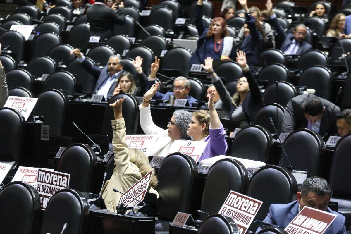 Molotov, María Corina, Zaldívar, Pacto por México y abusómetro de Morena, invocados en aprobación de Ley de Amparo