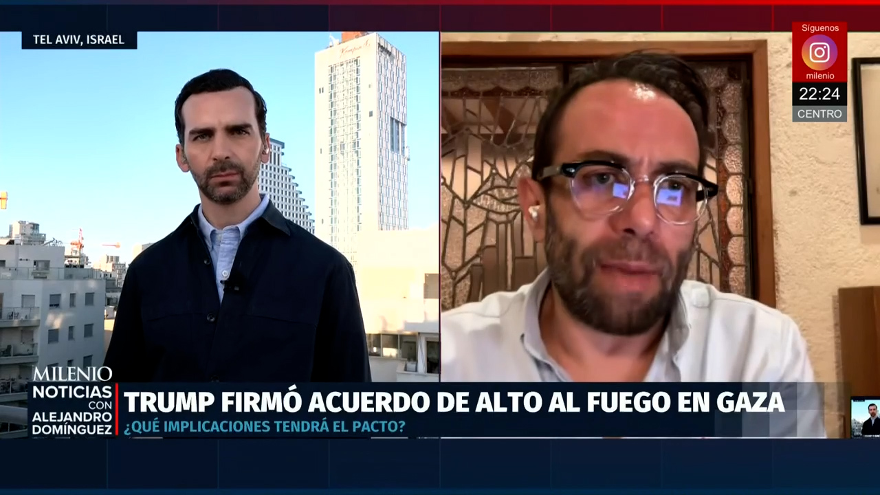 Maruan Soto Antaki explica implicaciones del tratado de paz en la Franja de Gaza