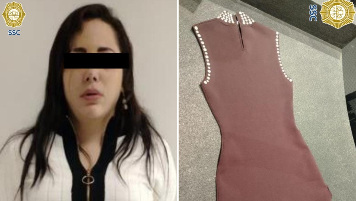 La mujer, detenida por el robo del vestido en Coyoacán, dijo ser originaria de Venezuela. | SSC
