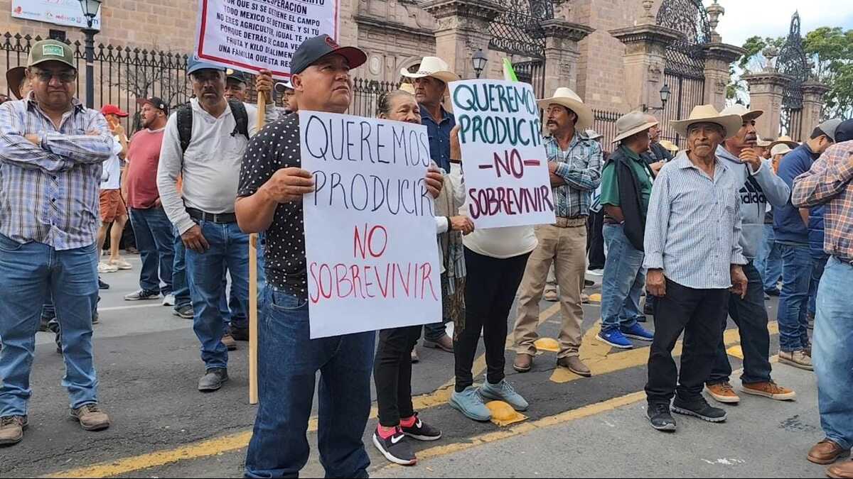 Productores en paro nacional. | Foto: Especial