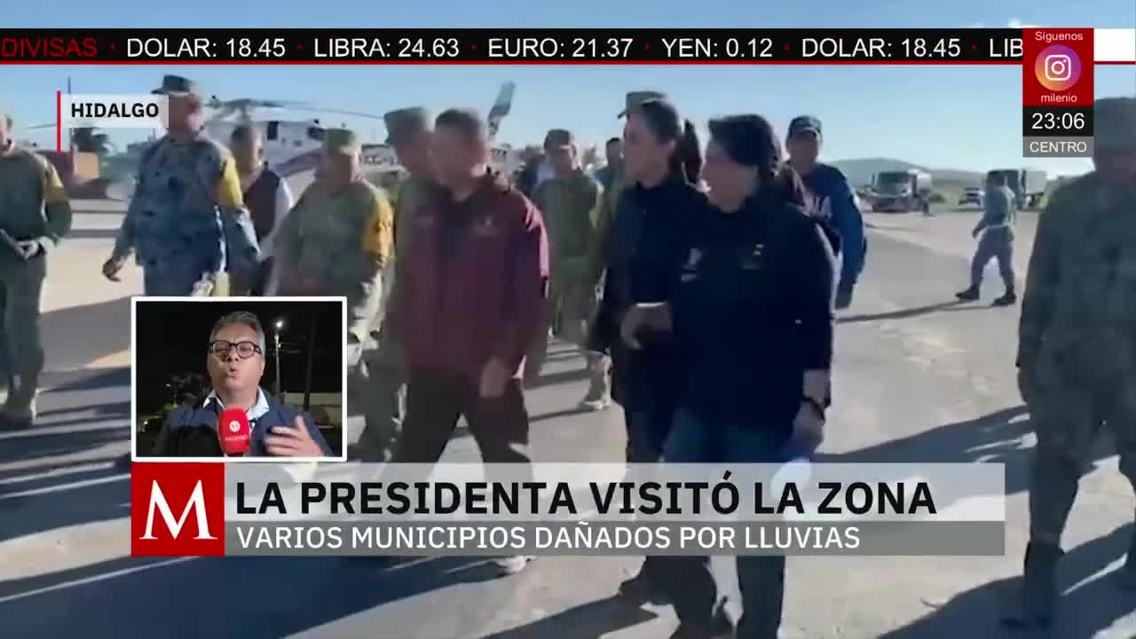 Sheinbaum responde a reclamos tras visitar zonas inundadas | Paola Barquet, 13 de octubre de 2025
