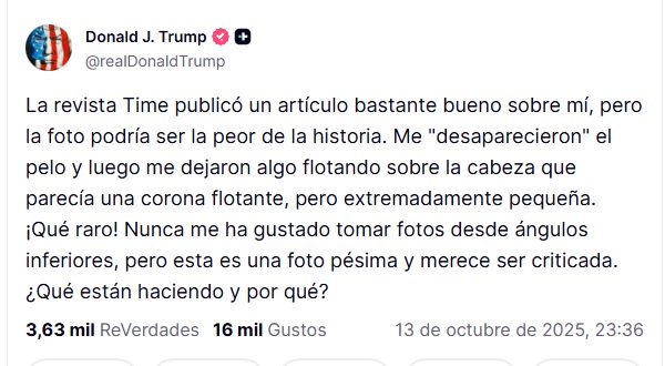 Trump en revista TIME