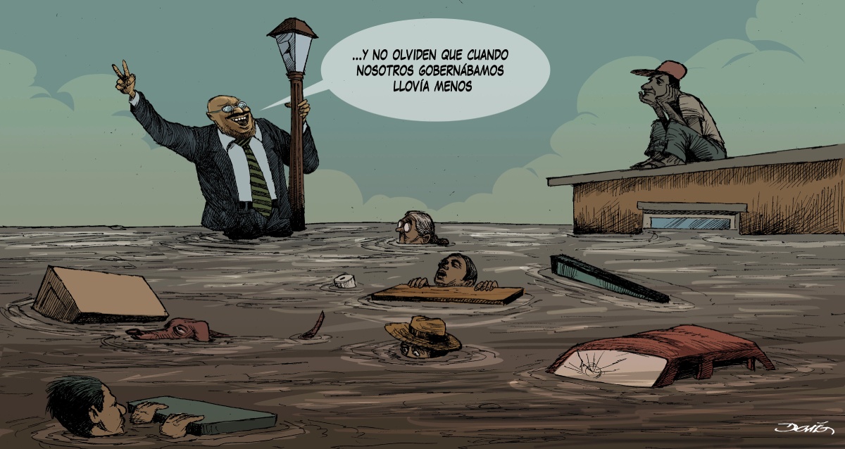 A río revuelto