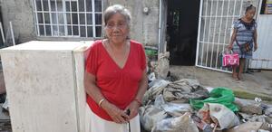 Las lluvias terminaron con las pertenencias de los vecinos de La Ceiba.