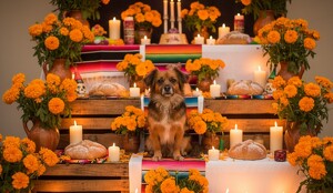 Crea tu propia ofrenda virtual para tus mascotas.