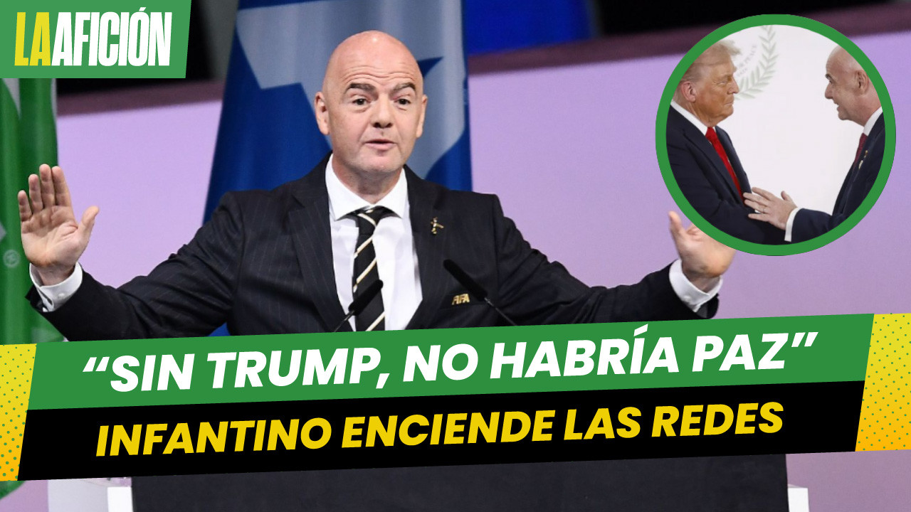 Gianni Infantino: "Sin el presidente Donald Trump, no habría paz"