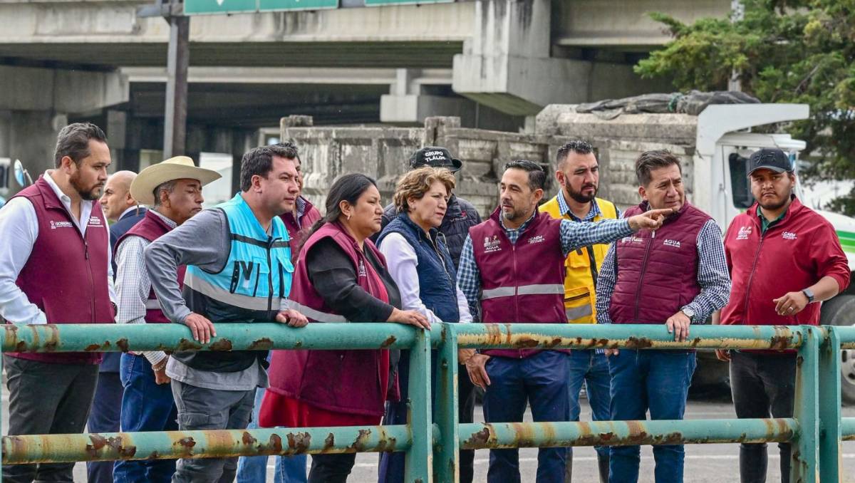 La gobernadora mexiquense recorrió puntos estratégicos del Río Lerma. Especial
