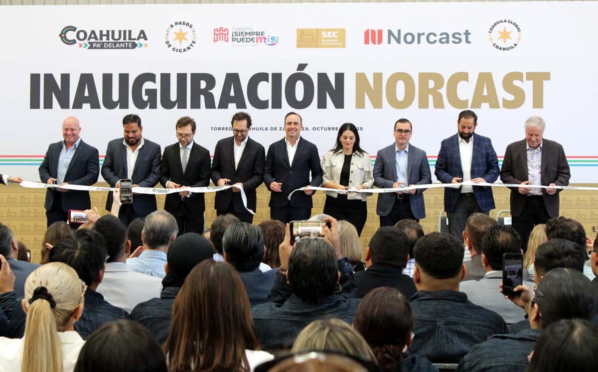 Inauguran empresa Norcast en Torreón. | Roberto Amaya