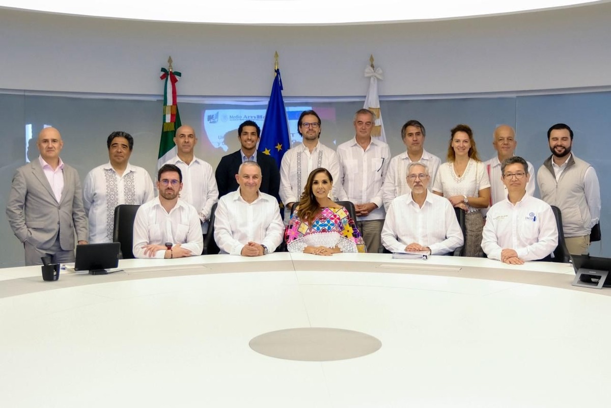 Mara Lezama impulsa, junto con la Unión Europea, cooperación para transformar el sargazo en desarrollo sostenible