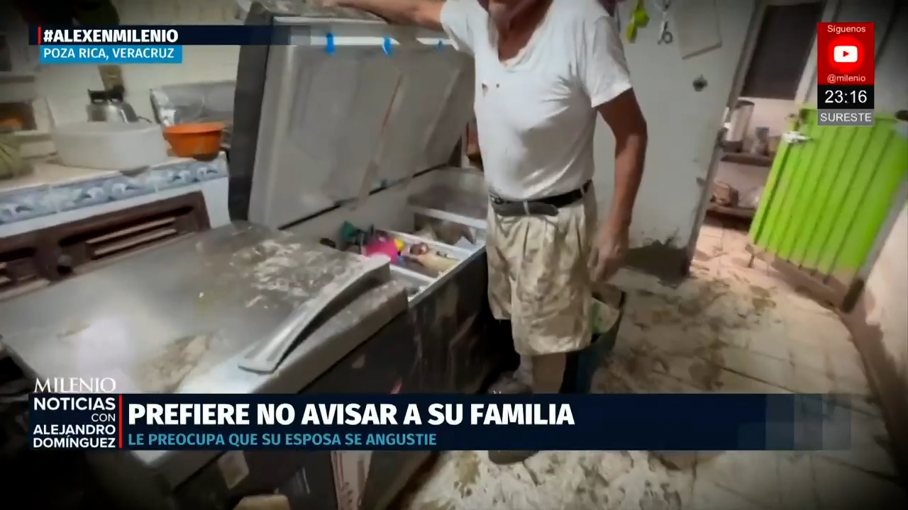 Poza Rica enfrenta graves pérdidas tras el desborde del Río Cazones en Veracruz