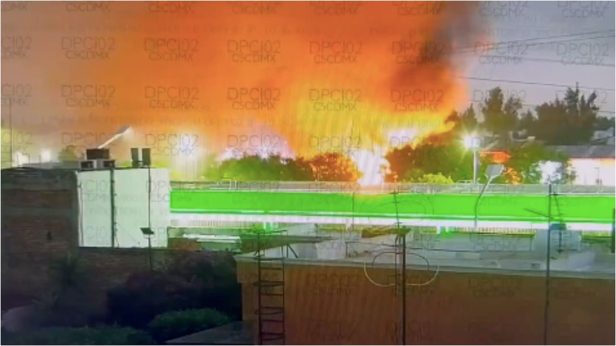 Se registra incendio en Iztapalapa | Captura C5