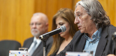Xavier Marce, concejal de Cultura e Industrias del Ayuntamiento de Barcelona. (Foto: FIL Guadalajara | Bernardo De Niz)