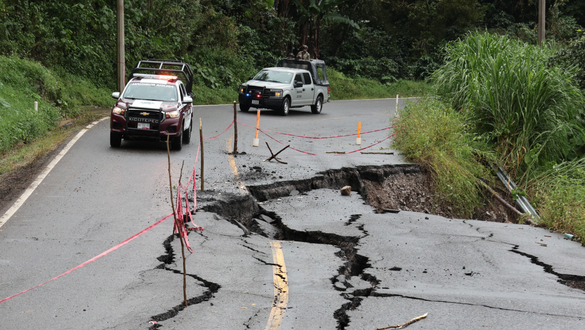 Caminos de la Sierra Norte afectados por las lluvias en Puebla | Agencia Es Imagen