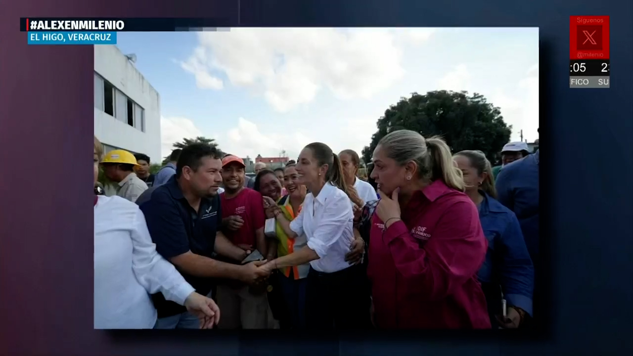 Claudia Sheinbaum visita San Luis Potosí tras inundaciones y ofrece apoyo a damnificados