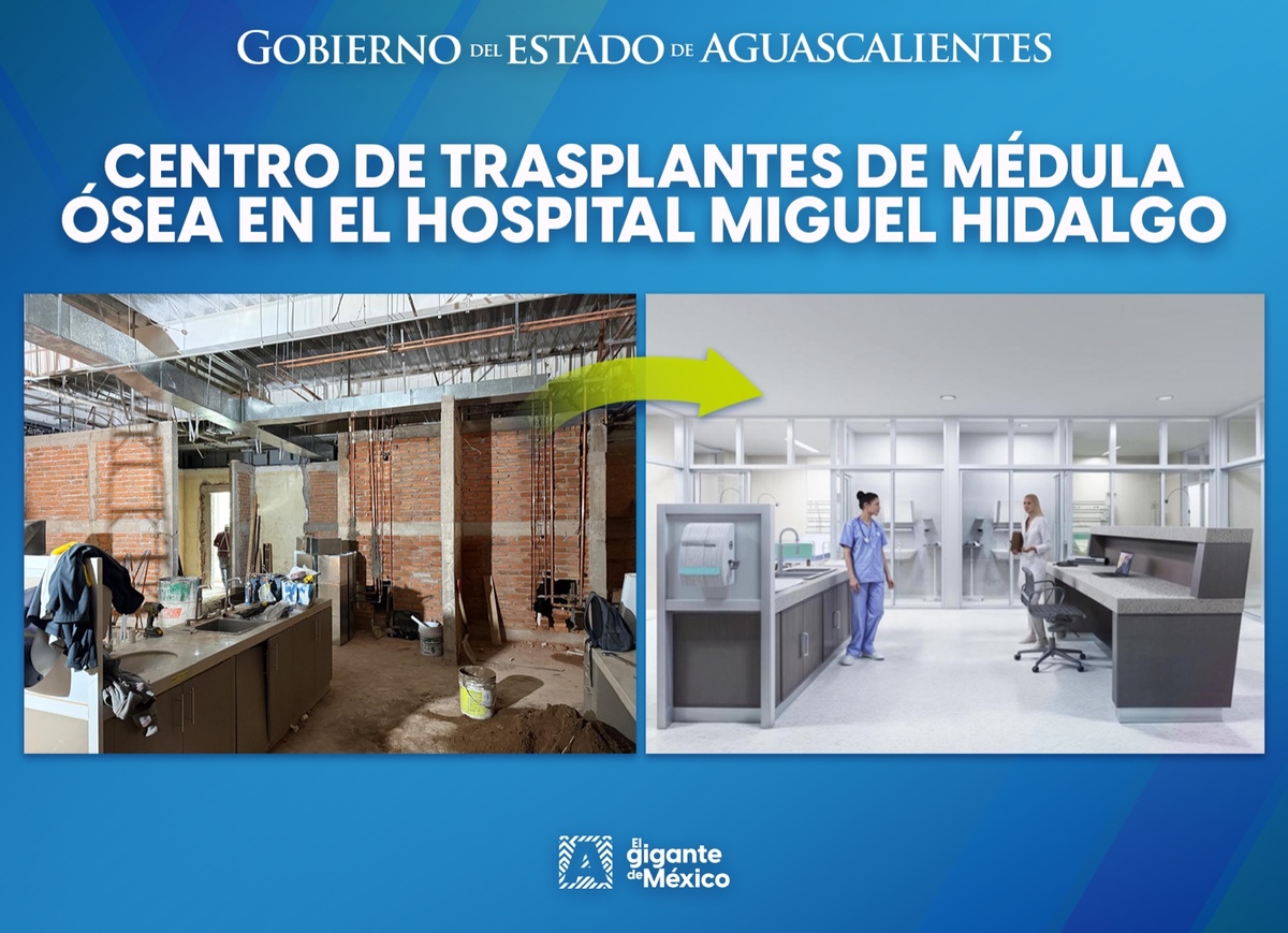 Aguascalientes contará con un centro de trasplante de médula ósea; permitirá salvar la vida de muchas personas