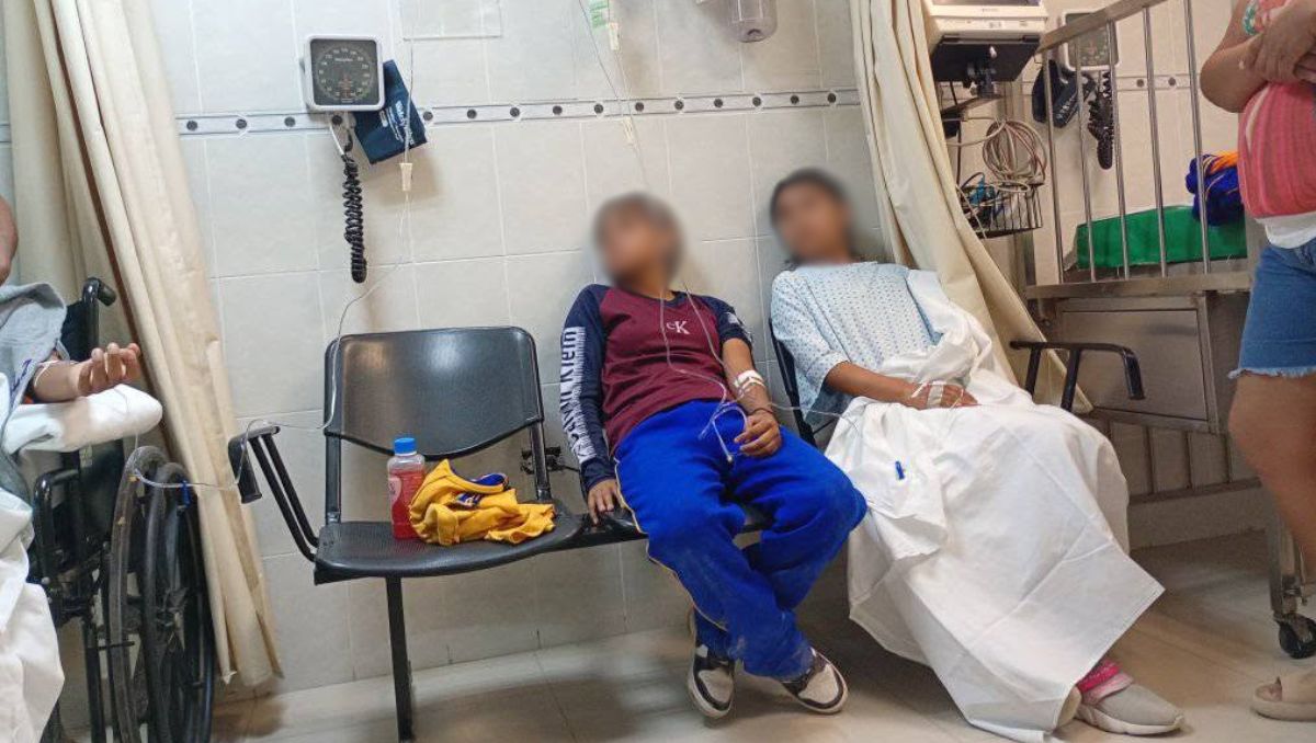 Los estudiantes intoxicados fueron trasladados de urgencia al Hospital General de Doctor Arroyo. | Especial