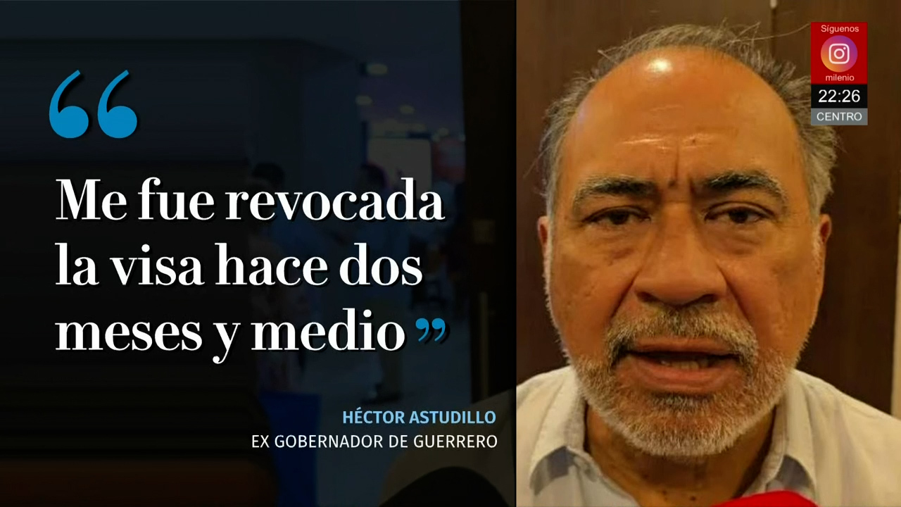 Héctor Astudillo confirma cancelación de su visa por parte de Estados Unidos